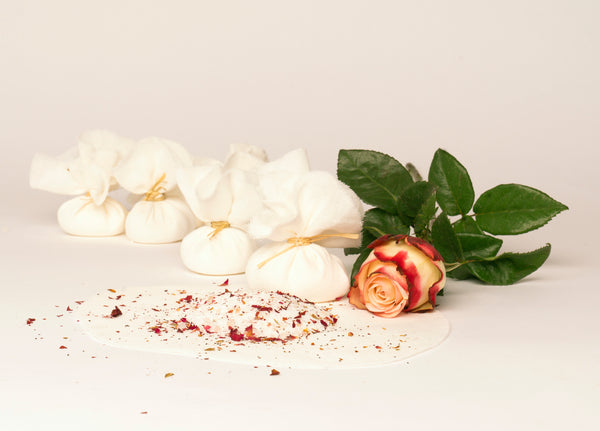 Rose Petals Natural Bath Salts Ourika Soap