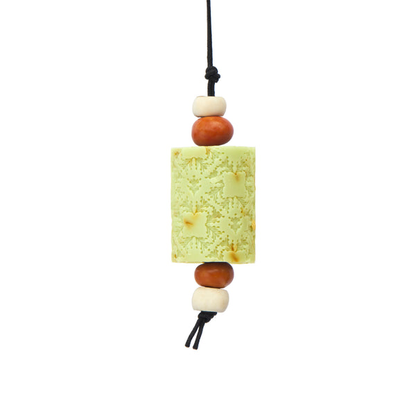 Bergamot The Citrus Oriental Soap on a Rope. The Marrakech hanging Jewel. Moroccan resin beads