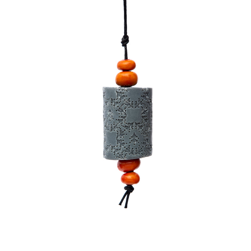 Activated Charcoal Oriental Soap on a Rope. The Marrakech hanging Jewel. Moroccan resin beads