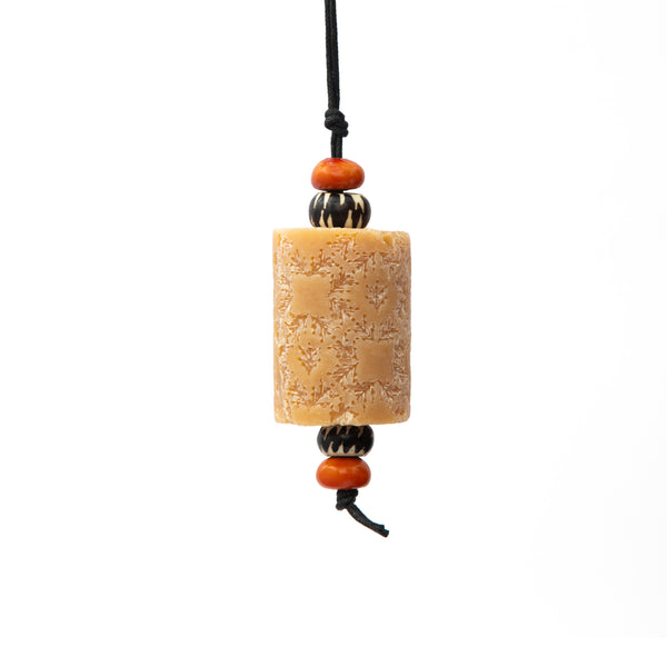 Green Tea Clove Oriental Soap on a Rope. The Marrakech hanging Jewel. Moroccan resin beads